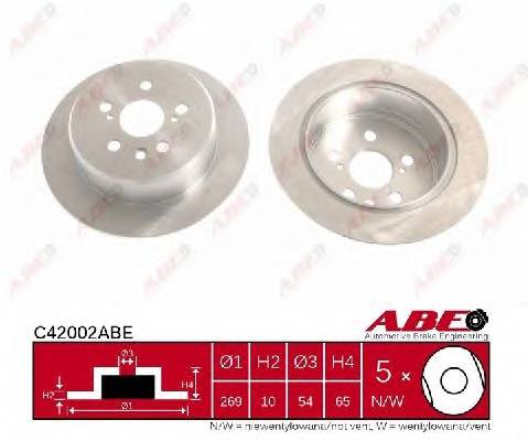 ABE C42002ABE Гальмівний диск