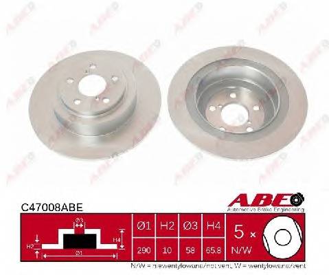 ABE C47008ABE Тормозной диск