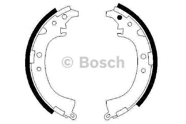 BOSCH 0 986 487 424 Комплект тормозных колодок BOSCH 0 986 487 424 Комплект тормозных колодок