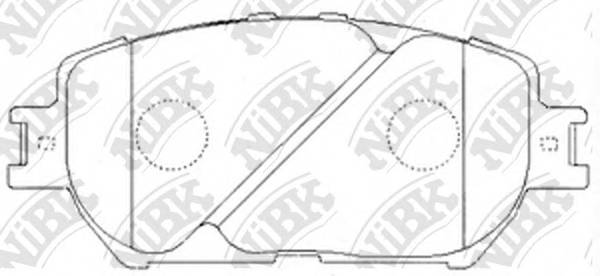 NiBK PN1479 Колодки тормозные