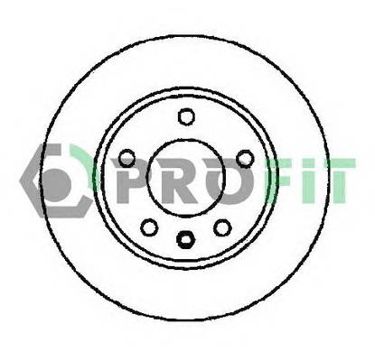 PROFIT 5010-1311 Диск гальмівний