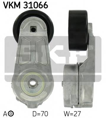 SKF VKM 31066 Натяжний ролик, поліклінов... SKF VKM 31066 Натяжний ролик, поліклінов...