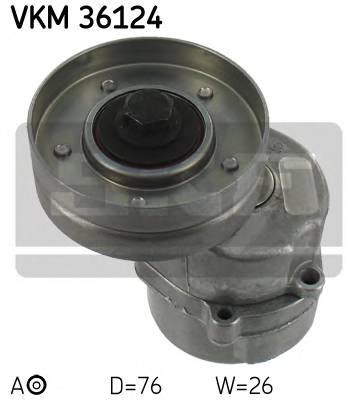 SKF VKM 36124 Натяжной ролик, поликлинов... SKF VKM 36124 Натяжной ролик, поликлинов...