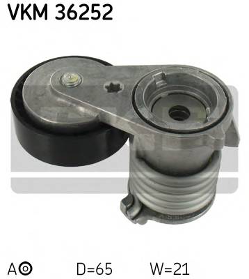 SKF VKM 36252 Натяжний ролик, поліклінов... SKF VKM 36252 Натяжний ролик, поліклінов...