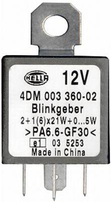 HELLA 4DM 003 360-021 Прерыватель указателей пов