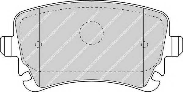 FERODO FDB1655 Комплект тормозных колодок