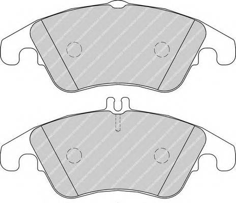 FERODO FDB1979 Комплект гальмівних колодо...