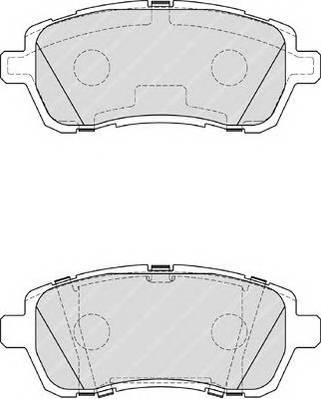 FERODO FDB4179 Комплект тормозных колодок