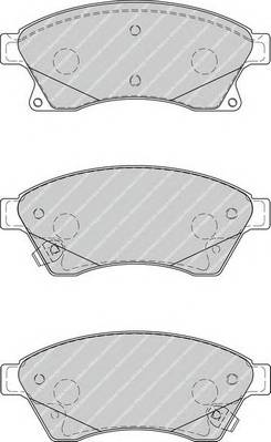 FERODO FDB4262 Комплект тормозных колодок...