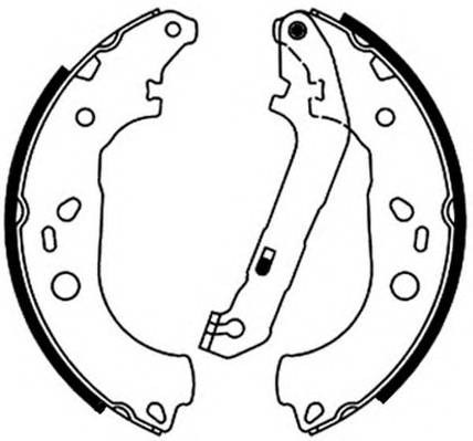 FERODO FSB687 Комплект гальмівних колодо...