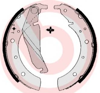 BREMBO S 06 502 Комплект гальмівних колодо... BREMBO S 06 502 Комплект гальмівних колодо...