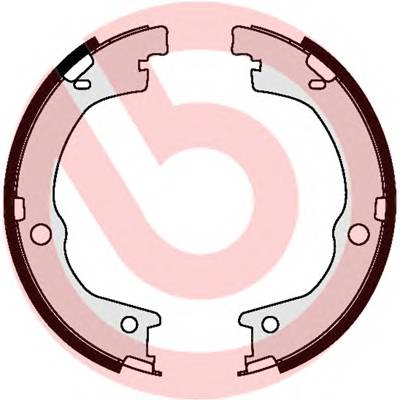 BREMBO S 30 533 Комплект гальмівних колодо...