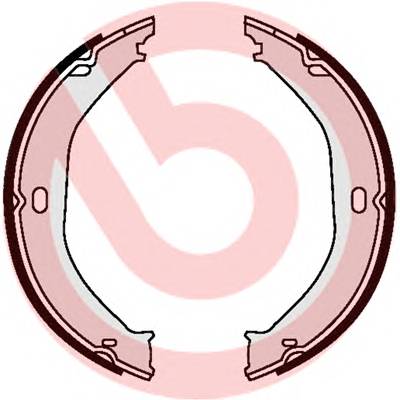 BREMBO S 37 505 Комплект гальмівних колодо...