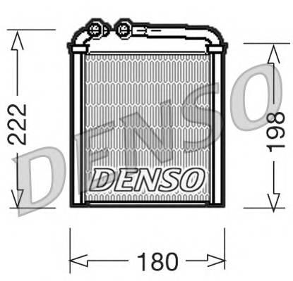 DENSO DRR32005 Теплообменник, отопление с