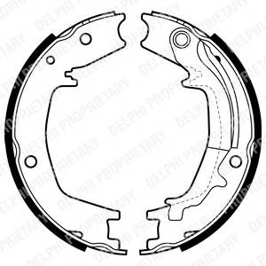 DELPHI LS1985 Комплект тормозных колодок... DELPHI LS1985 Комплект тормозных колодок...