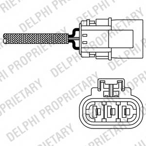 DELPHI ES10456-12B1 Лямбда-зонд DELPHI ES10456-12B1 Лямбда-зонд