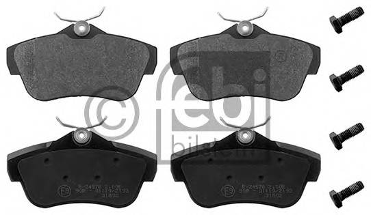 FEBI BILSTEIN 16891 Комплект тормозных колодок