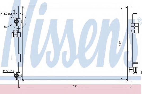 NISSENS 940182 Конденсатор, кондиционер