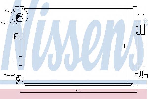 NISSENS 940222 Конденсатор, кондиционер