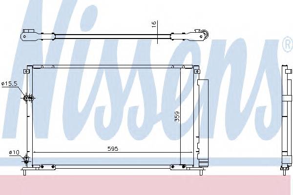 NISSENS 940502 Радiатори кондицiонерiв