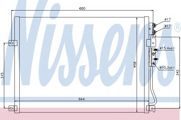 NISSENS 94931 Конденсатор, кондиционер NISSENS 94931 Конденсатор, кондиционер