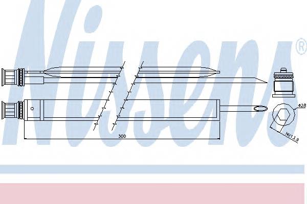 NISSENS 95465 Осушитель, кондиционер