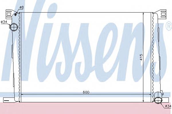 NISSENS 69706 Радиатор, охлаждение двига... NISSENS 69706 Радиатор, охлаждение двига...