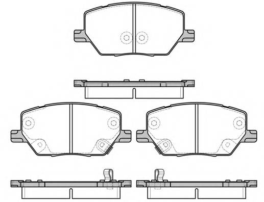 ROADHOUSE 2164002 Гальмiвнi колодки, к-кт. ROADHOUSE 2164002 Гальмiвнi колодки, к-кт.
