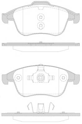 REMSA 1350.30 Комплект гальмівних колодо... REMSA 1350.30 Комплект гальмівних колодо...