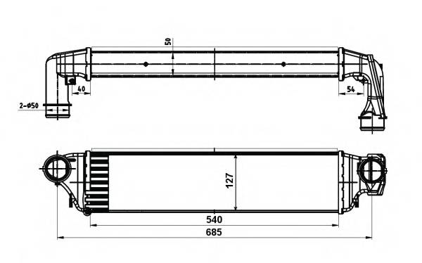NRF 30119A Интеркулер NRF 30119A Интеркулер