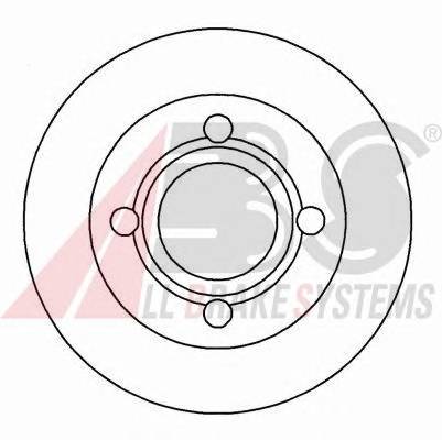 A.B.S. 16068 Тормозной диск