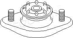 TOPRAN 500 039 Опора стойки амортизатора