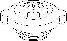 TOPRAN 720 172 Крышка, резервуар охлаждаю