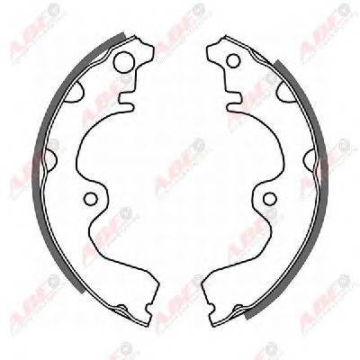 ABE C02047ABE Комплект тормозных колодок
