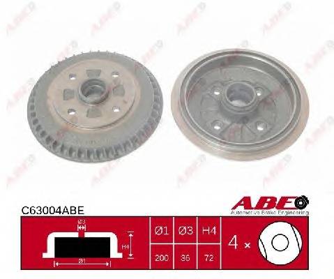 ABE C63004ABE Тормозной барабан