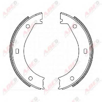 ABE CRB005ABE Комплект тормозных колодок...