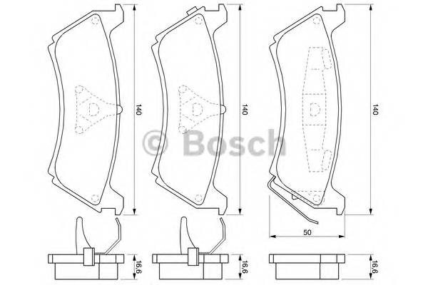 BOSCH 0 986 424 648 Комплект гальмівних колодо... BOSCH 0 986 424 648 Комплект гальмівних колодо...