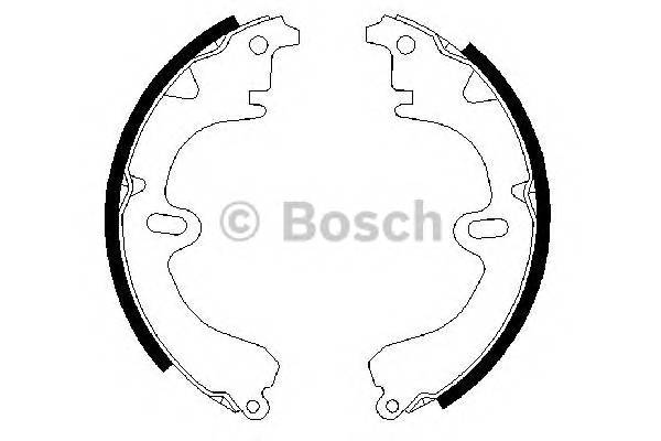 BOSCH 0 986 487 277 Комплект тормозных колодок