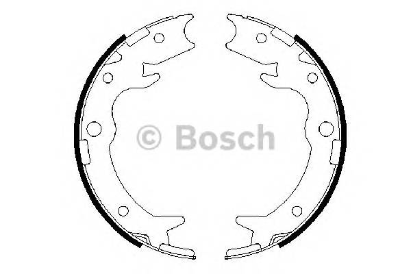BOSCH 0 986 487 686 Комплект тормозных колодок... BOSCH 0 986 487 686 Комплект тормозных колодок...
