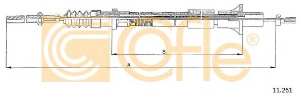 COFLE 11.261 Трос зчеплення