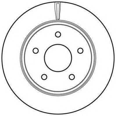 JURID 562707JC Тормозной диск