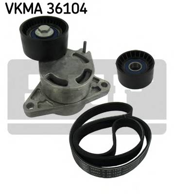SKF VKMA 36104 Полікліновий ремінний комп... SKF VKMA 36104 Полікліновий ремінний комп...