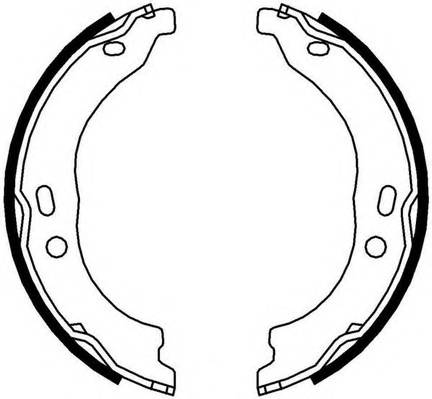 FERODO FSB696 Комплект гальмівних колодо...