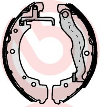 BREMBO S 85 515 Комплект гальмівних колодо...