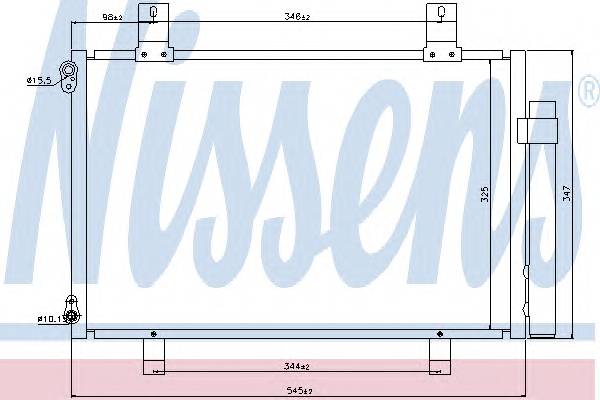 NISSENS 940057 Конденсатор, кондиционер NISSENS 940057 Конденсатор, кондиционер