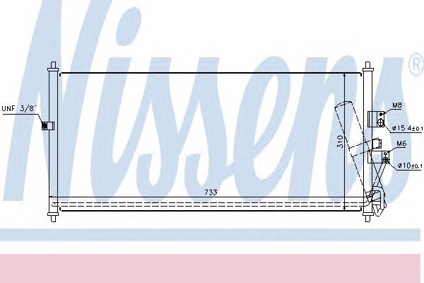 NISSENS 94521 Конденсатор, кондиционер NISSENS 94521 Конденсатор, кондиционер