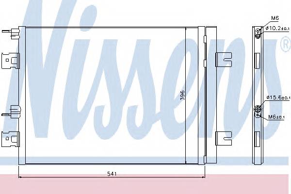 NISSENS 940262 Конденсатор, кондиционер