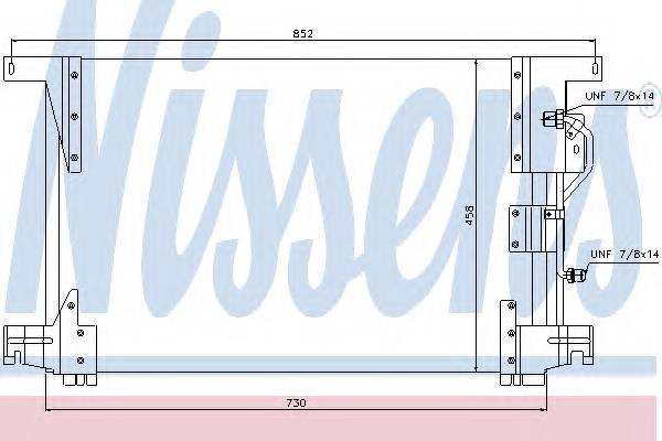 NISSENS 94336 Конденсатор, кондиционер