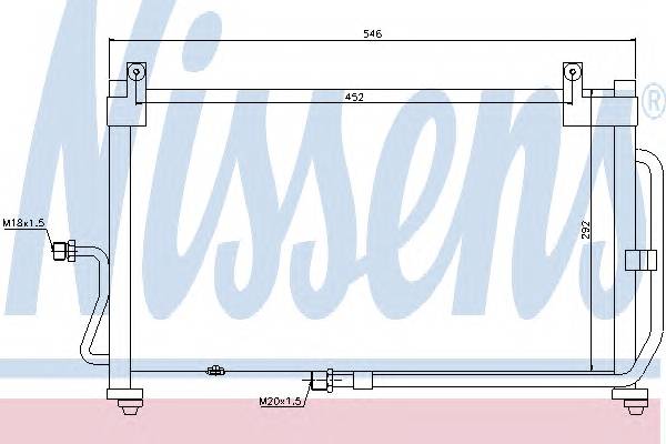 NISSENS 94411 Конденсатор, кондиционер NISSENS 94411 Конденсатор, кондиционер