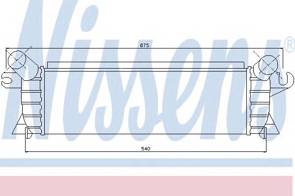 NISSENS 96648 Интеркулер
